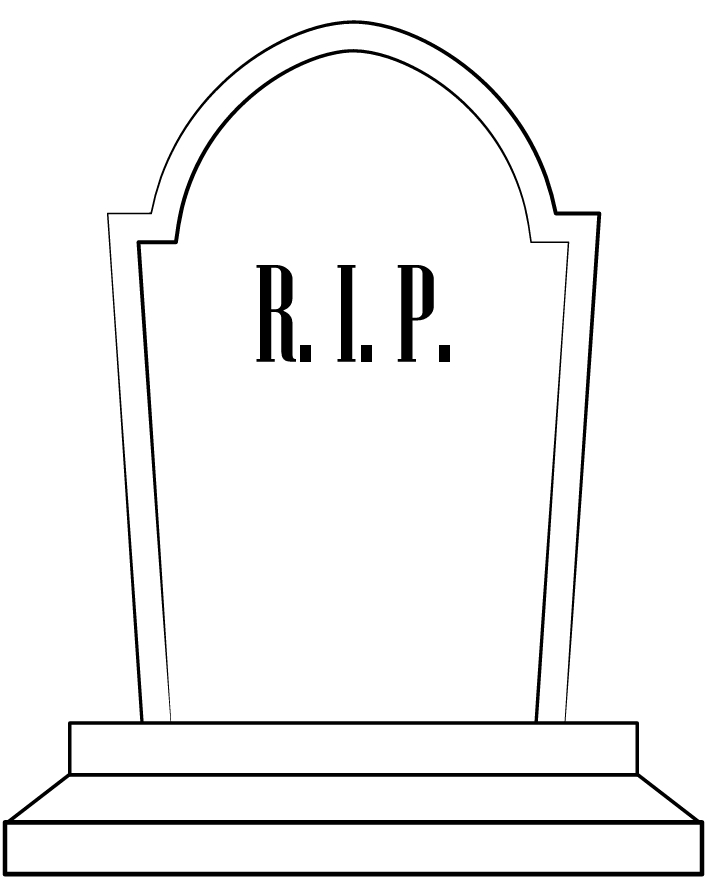 Gravestone Template Printable