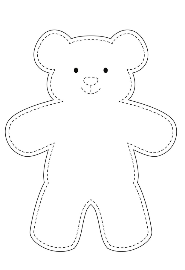 Teddy Bear Printable Template