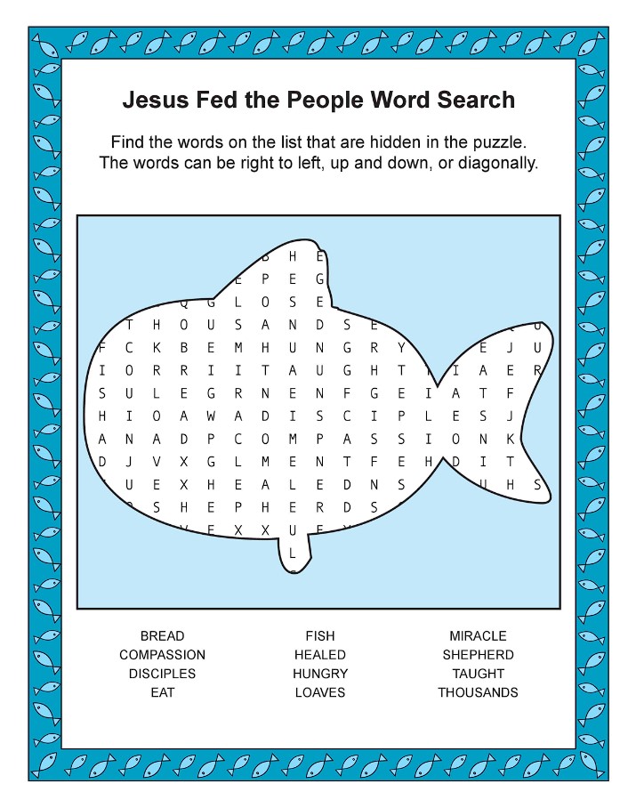 Free Printable Bible Word Search