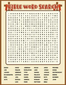 Free Printable Christian Word Search - template.insidethehood.com
