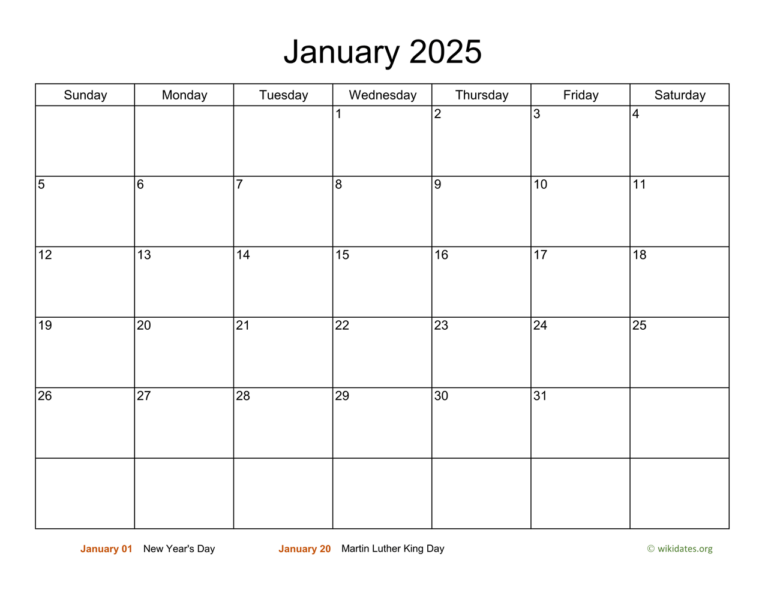 Free Printable 2025 Monthly Calendar template insidethehood com Free Printable 2025 Monthly Calendar template insidethehood com