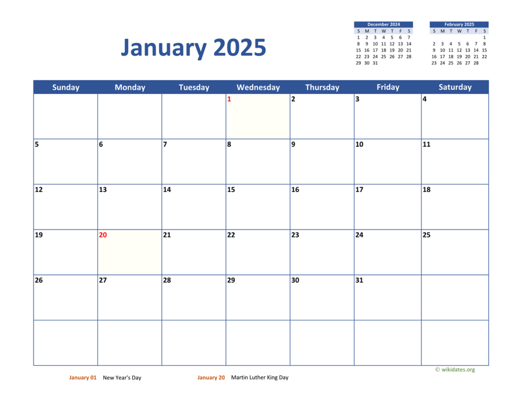 Monthly 2025 Calendar To Print Your Essential Planning Tool Calendar