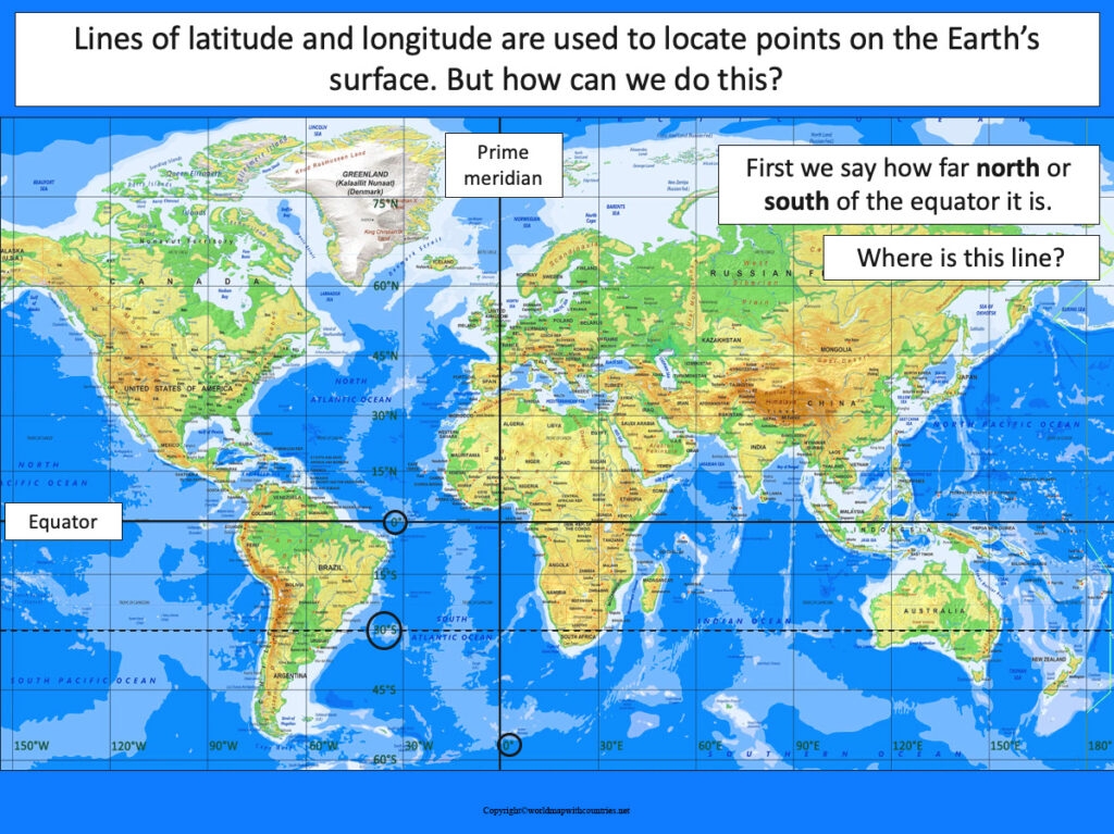 4 Printable World Maps With Longitude And Latitude