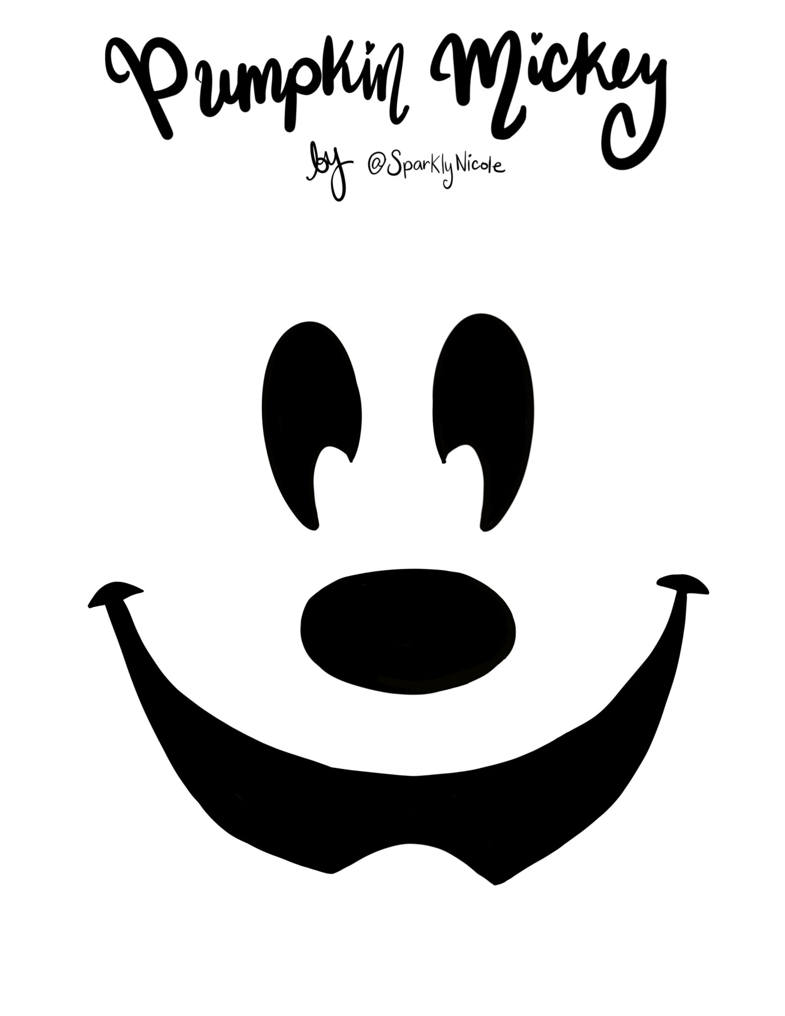 Printable Disney Pumpkin Carving Templates - template.insidethehood.com