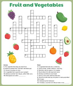 Free Printable Crossword Puzzles For Seniors - template.insidethehood.com