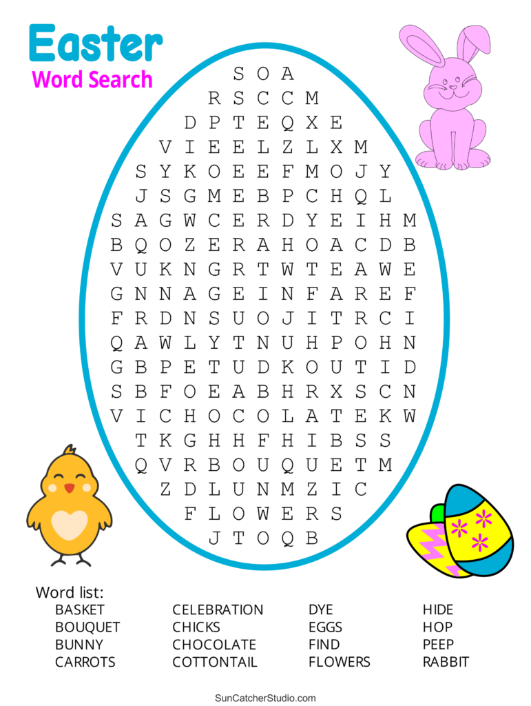 Free Printable Easter Word Search Free Printable Templates