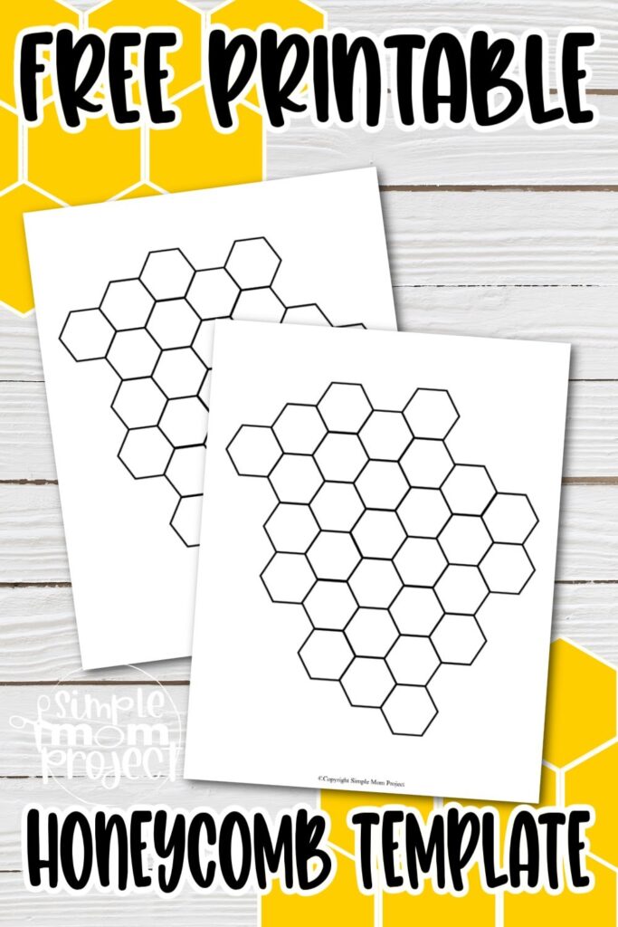 Free Printable Honeycomb Template And Pattern Simple Mom Project