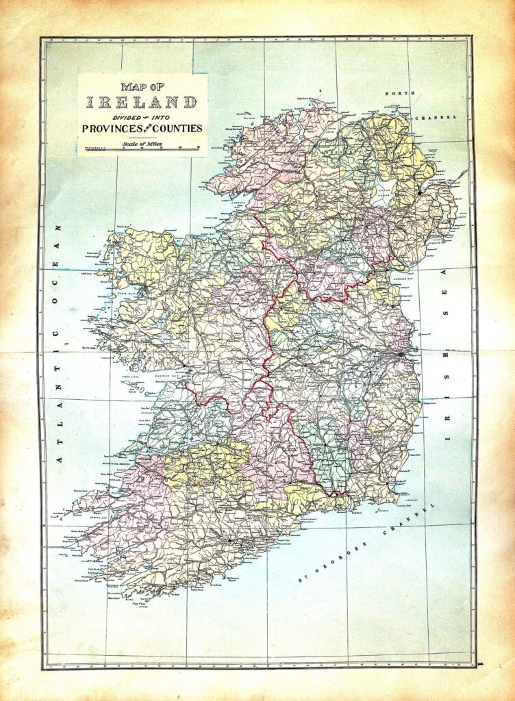 Ireland And Counties Maps A 31 Richards 1901 L Brown Collection