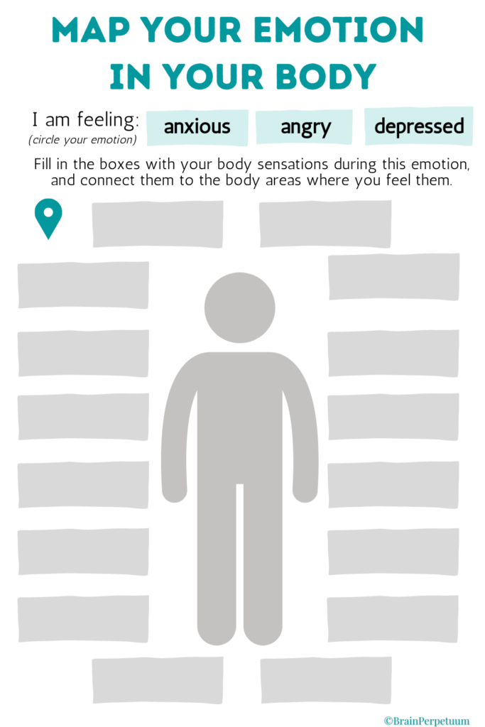 Printable Emotions In The Body Map Printable Calendars AT A GLANCE