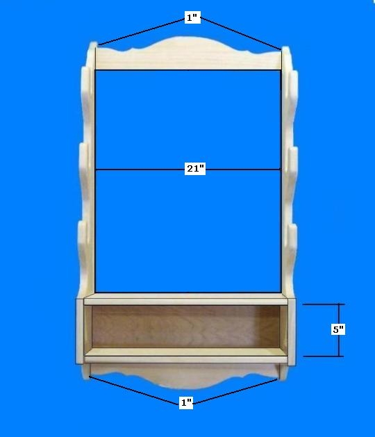 Printable Gun Rack Template