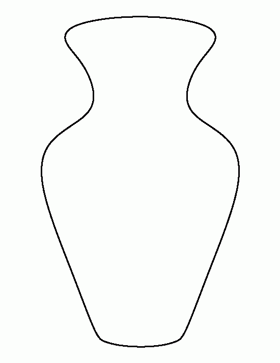 Printable Vase Template