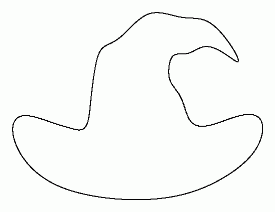 Printable Witch Hat Template