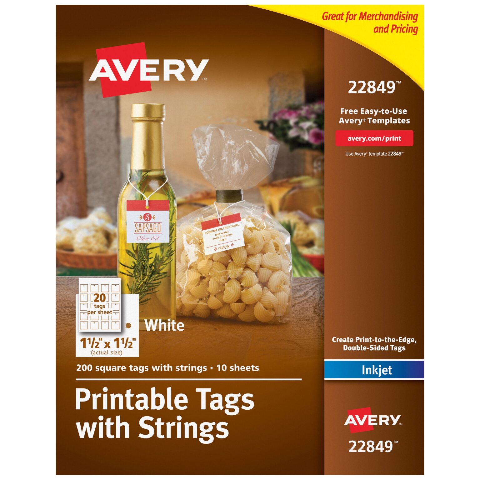 Avery Printable Tags With Strings - template.insidethehood.com
