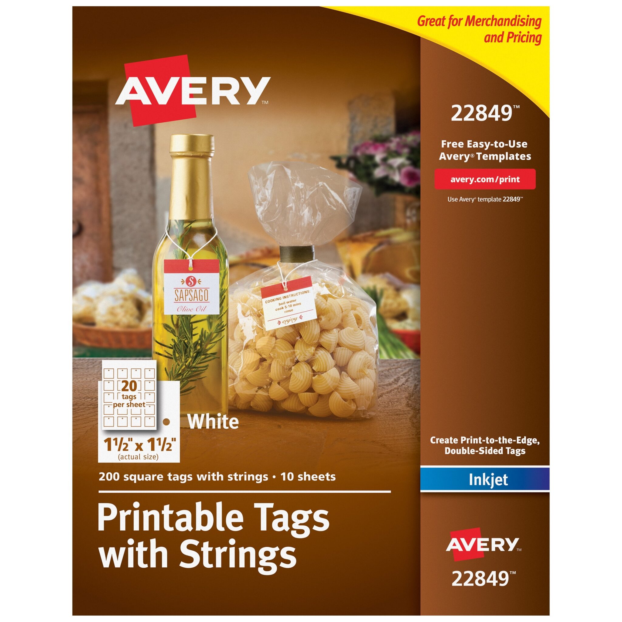 Avery Printable Tags With Strings - template.insidethehood.com